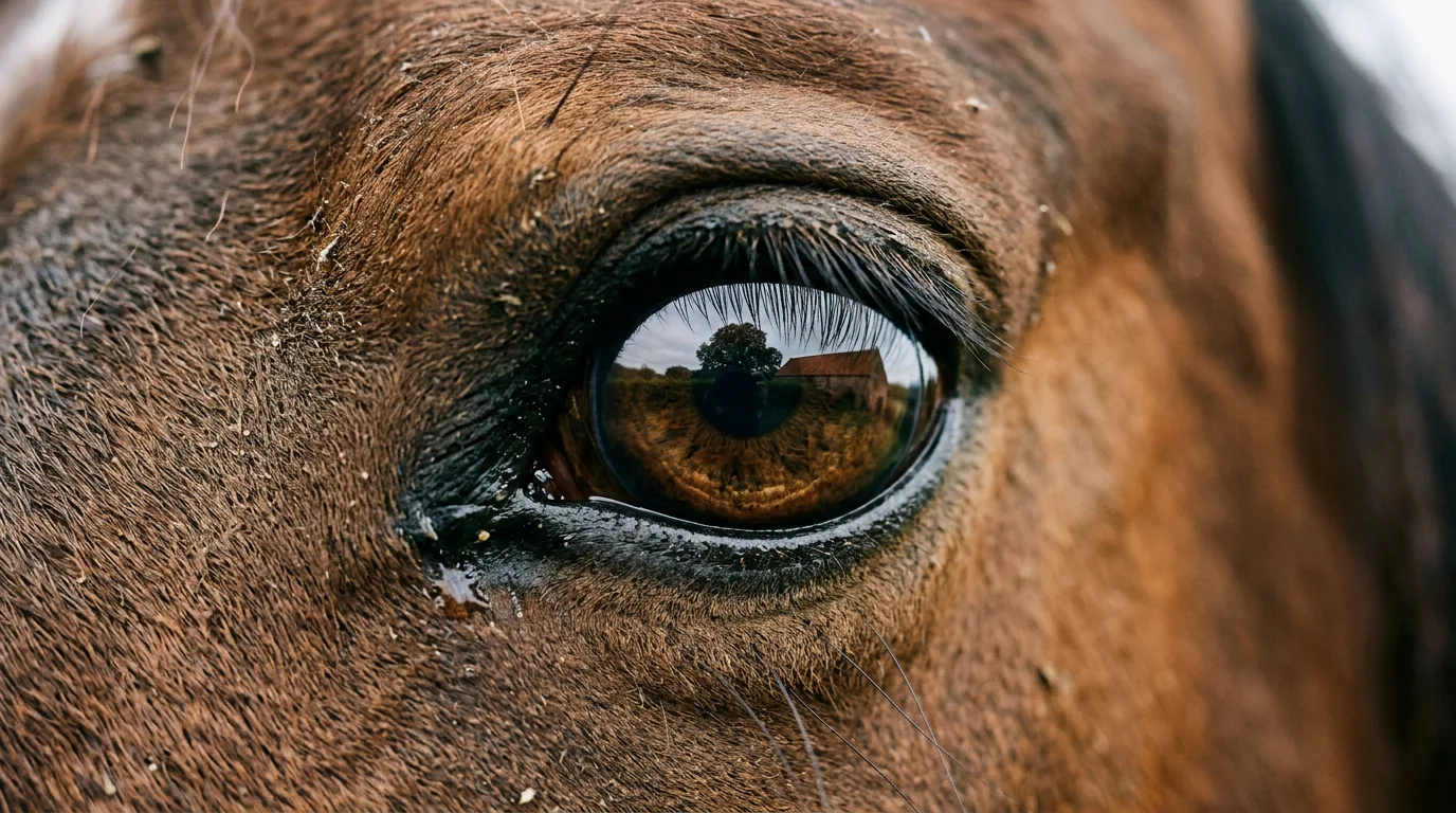 Un regard de cheval, Écuries Van Dyck, Baneins